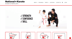 Desktop Screenshot of nationalkarate.com